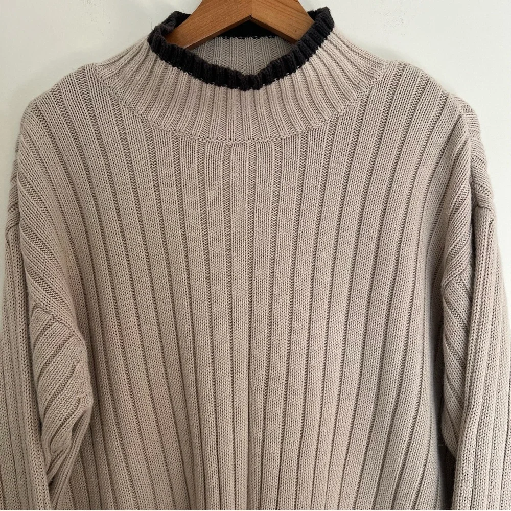 Aeropostale Vintage Mock Neck Ribbed Sweater Men’s Size XL